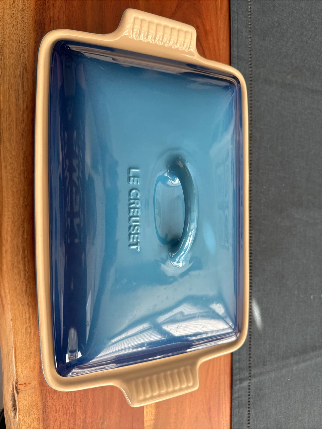 Le Creuset Rectangular Covered Casserole Dish - Blue