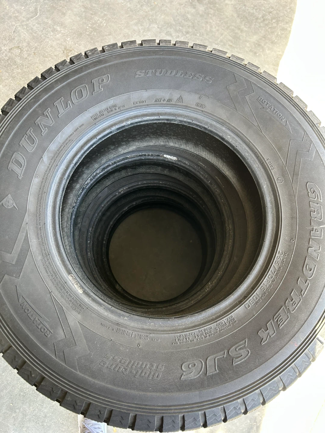 Dunlop Grandtrek SJ6 Winter Tires - 255/70R16 - photo 2