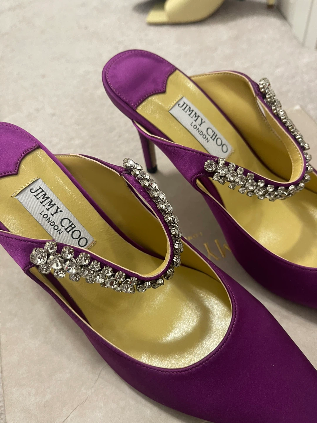 Jimmy Choo purple heels
