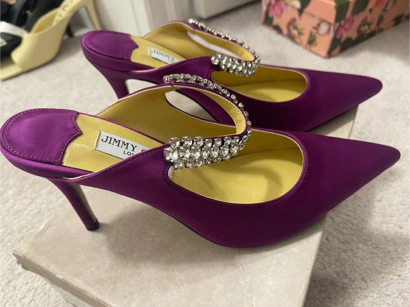 Jimmy Choo purple heels - photo 4