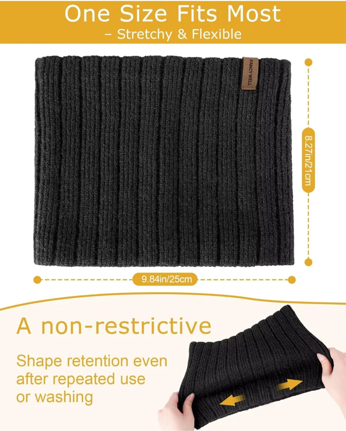 Fancy Well Fleece Lined Neck Warmer - photo 4
