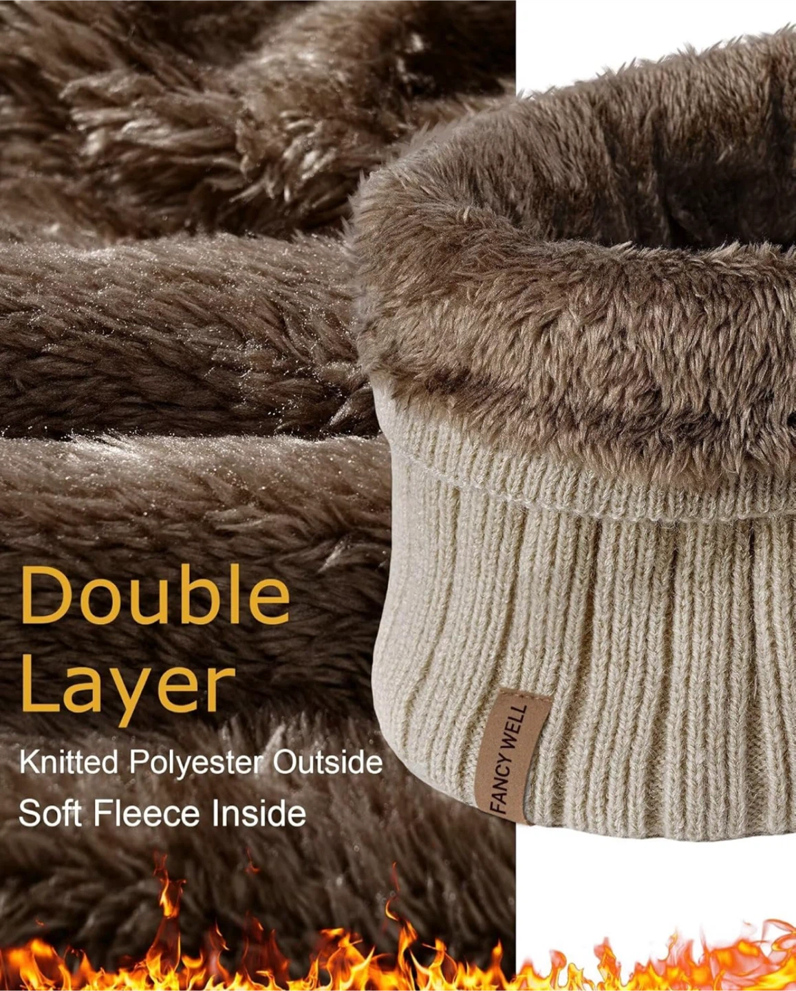 Fancy Well Fleece Lined Neck Warmer - photo 3