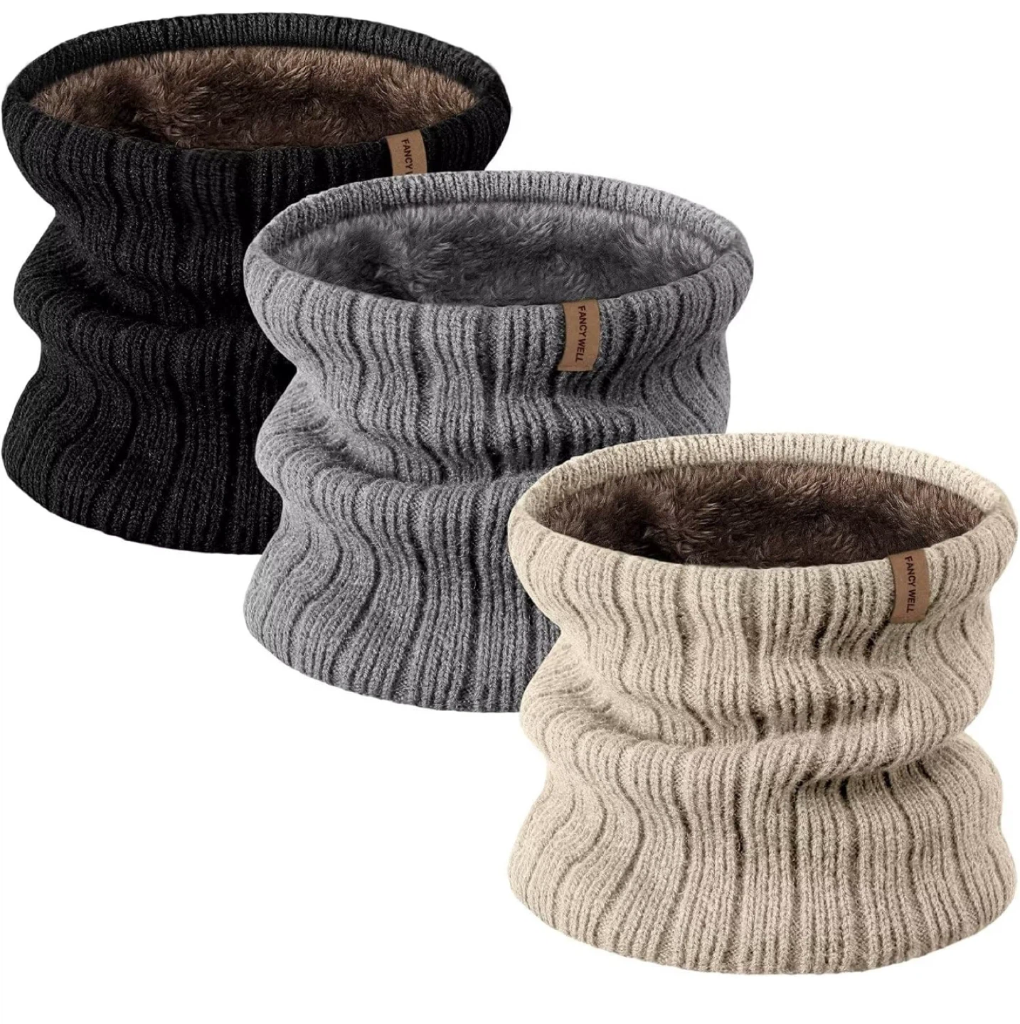 Fancy Well Fleece Lined Neck Warmer