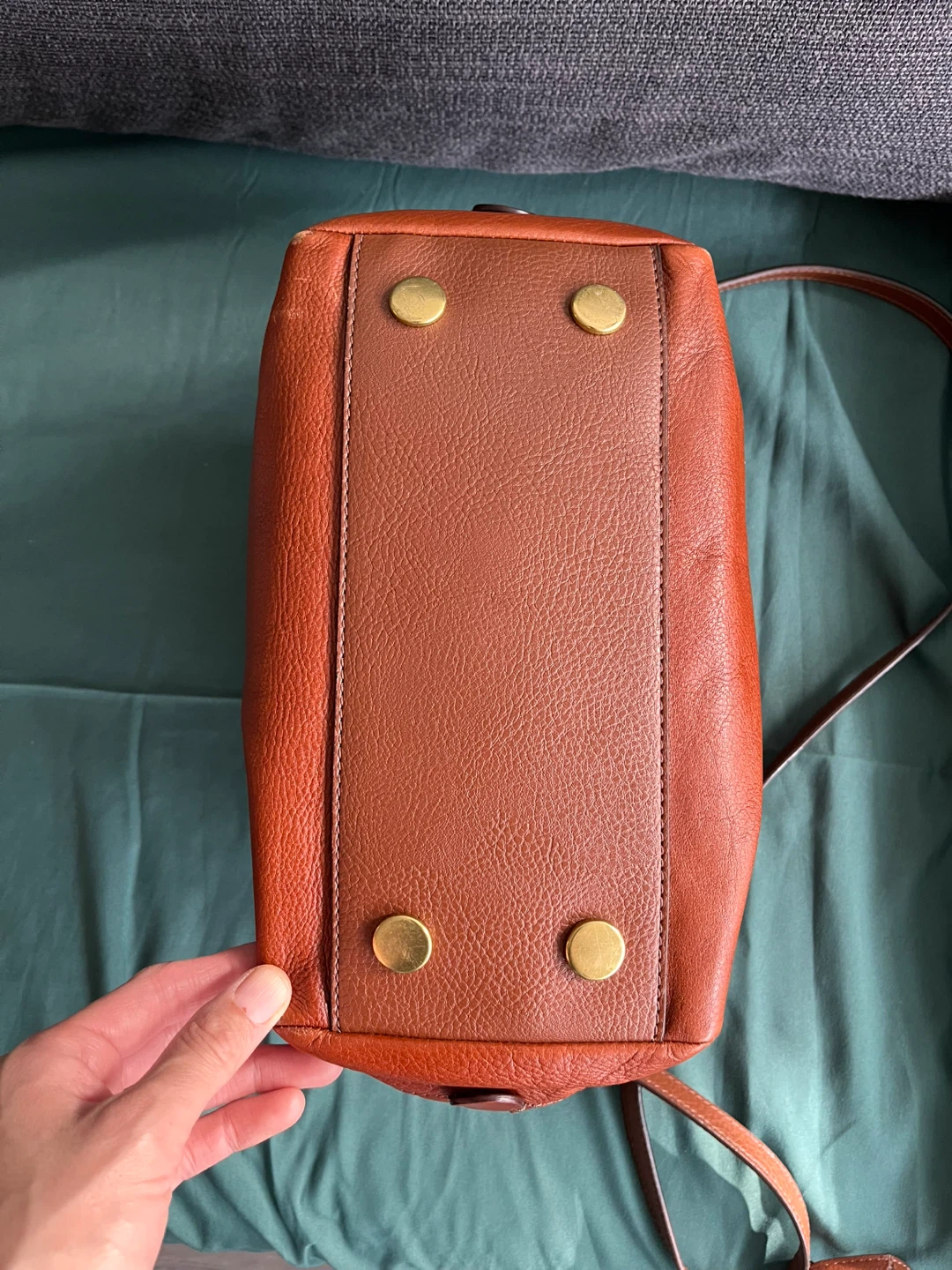 Fossil Brown Leather Satchel - photo 4