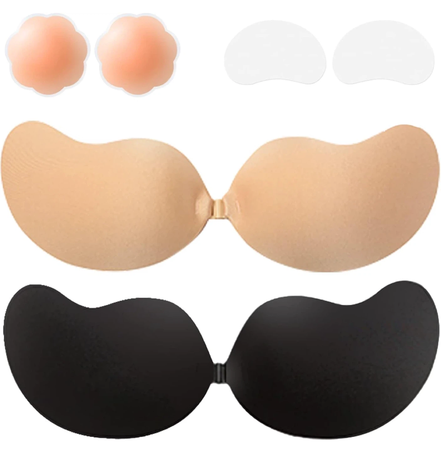 Adhesive Backless Push-Up Bra（b cup）