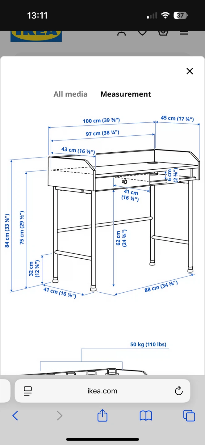 Ikea Hauga Desk - photo 4