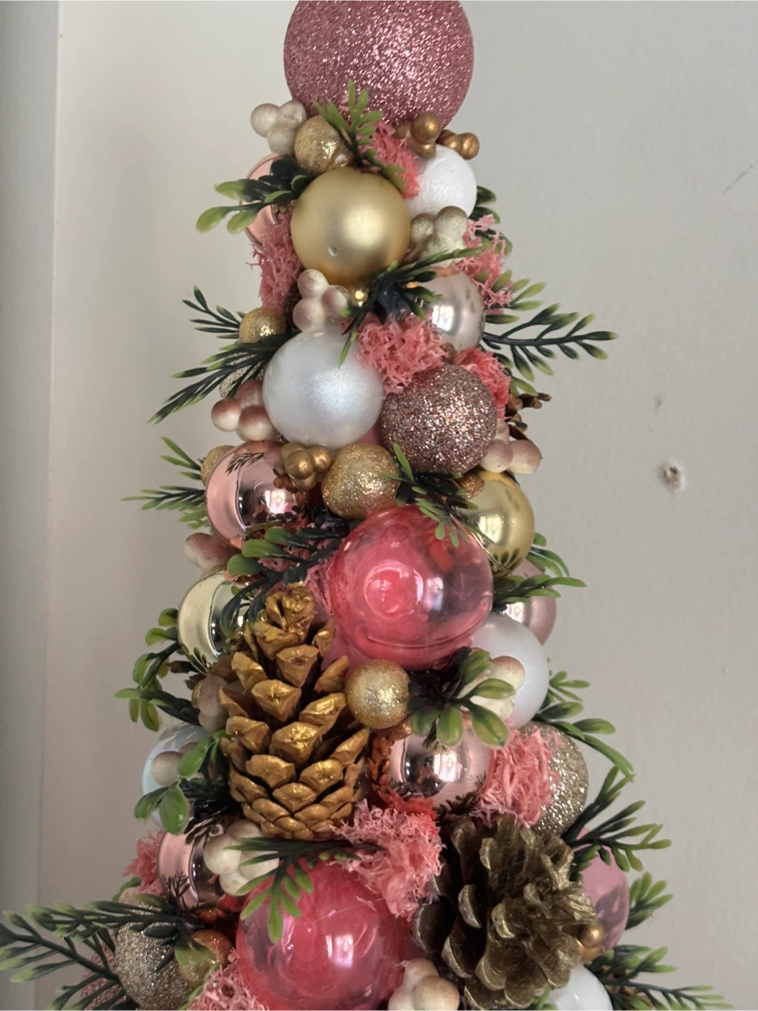 Decorative tabletop Pink Christmas Tree - photo 3