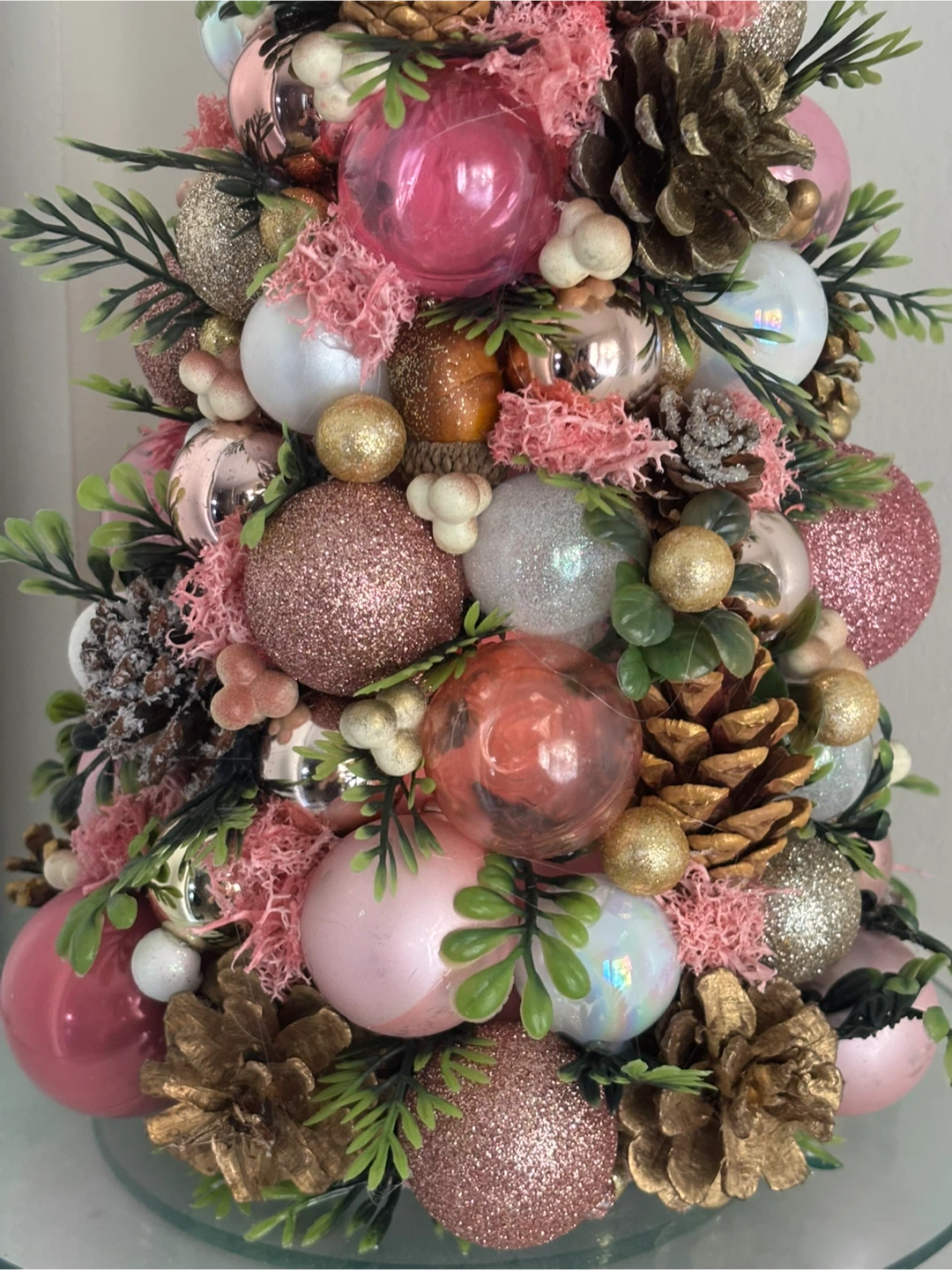 Decorative tabletop Pink Christmas Tree - photo 2