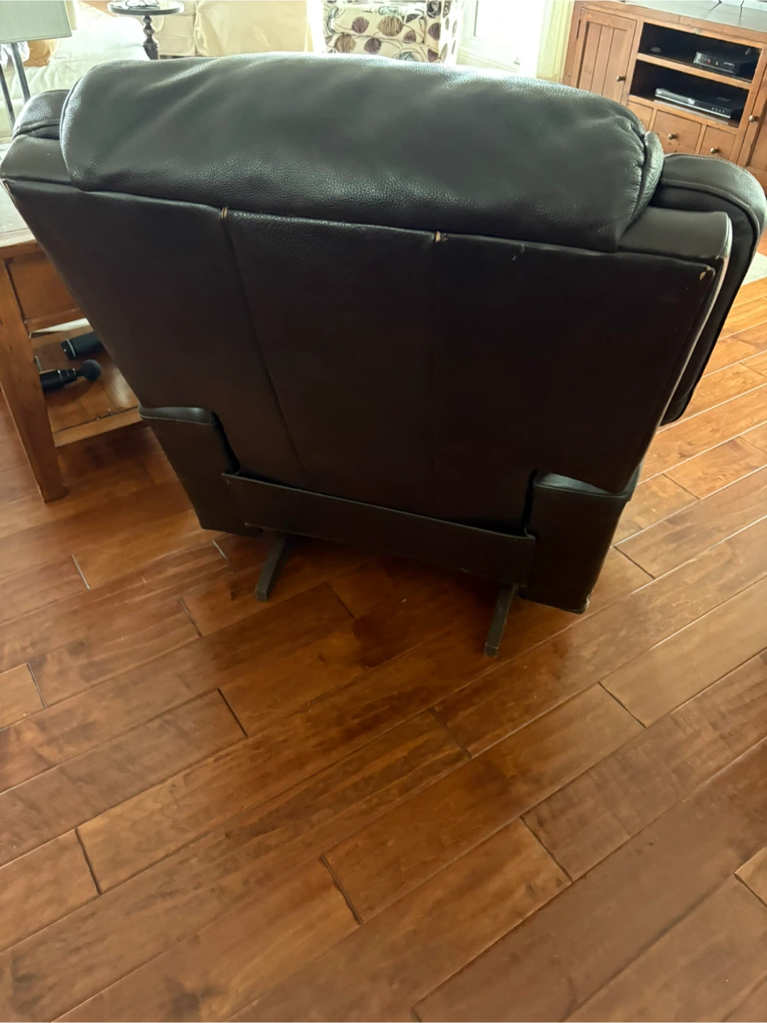Lazy boy Brown Leather Recliner Chair - photo 5