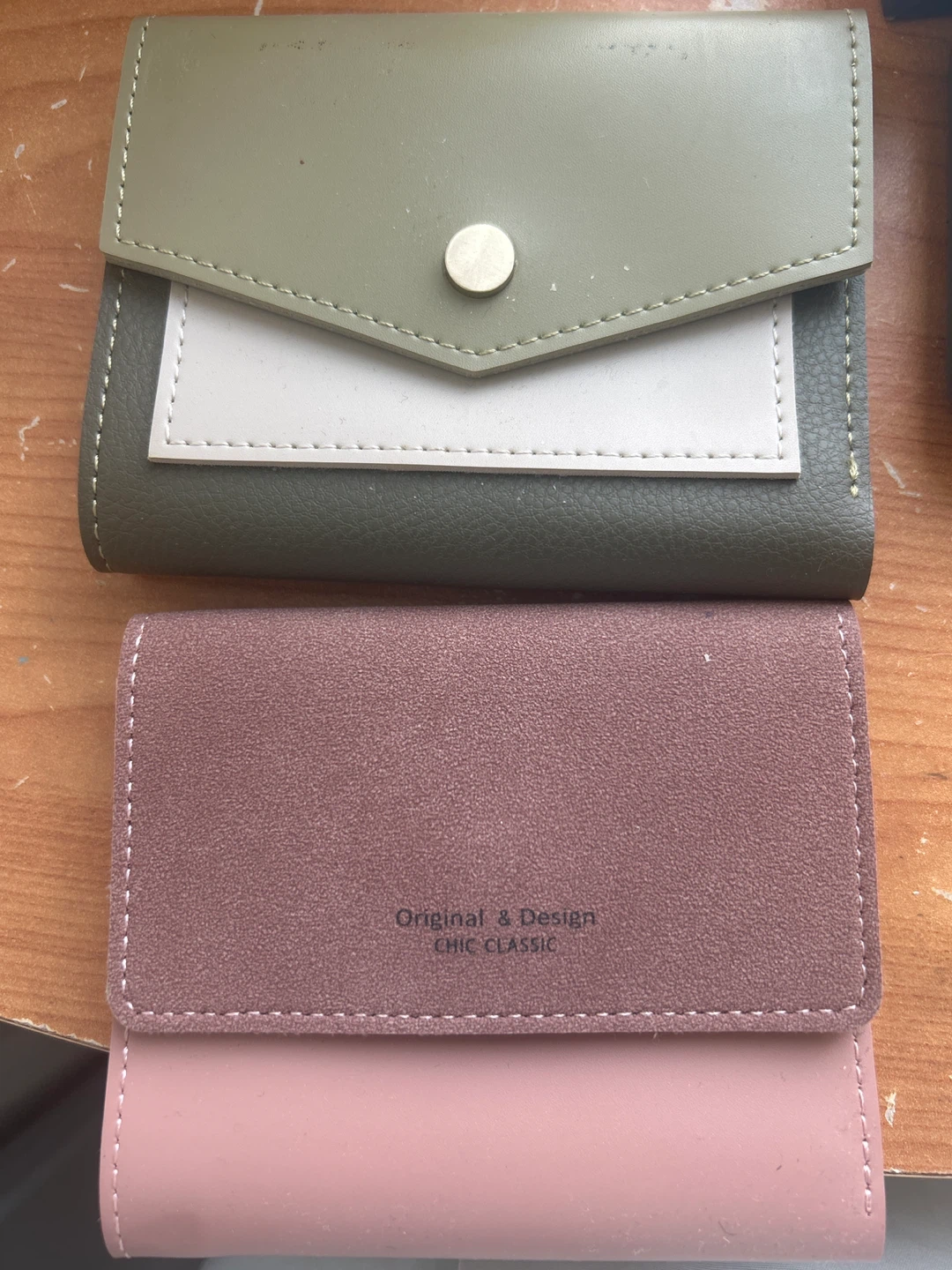 Cute Card Holders - Green & Pink