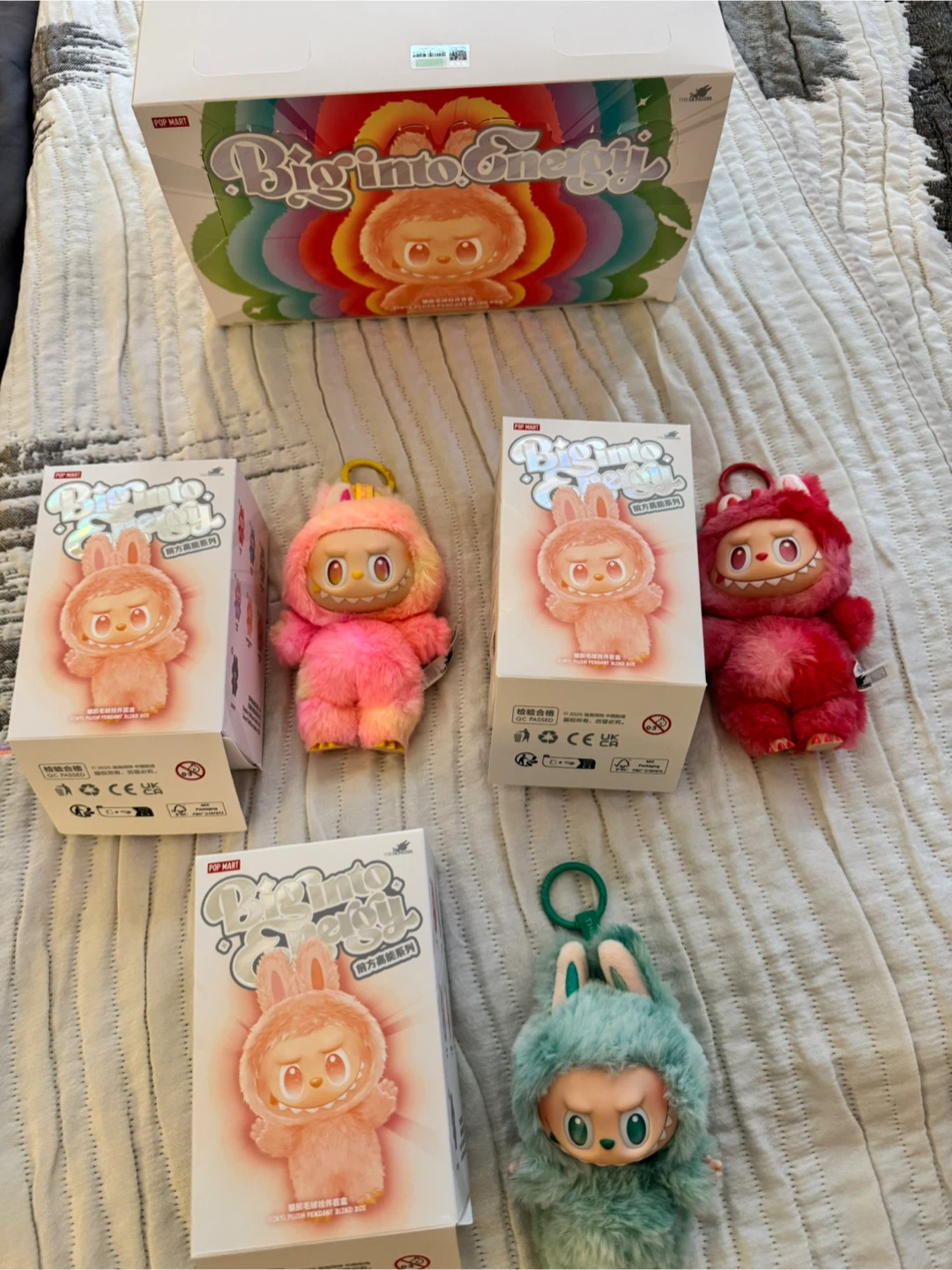 Pop Mart Big Into Energy Vinyl Plush Pendant Blind Box