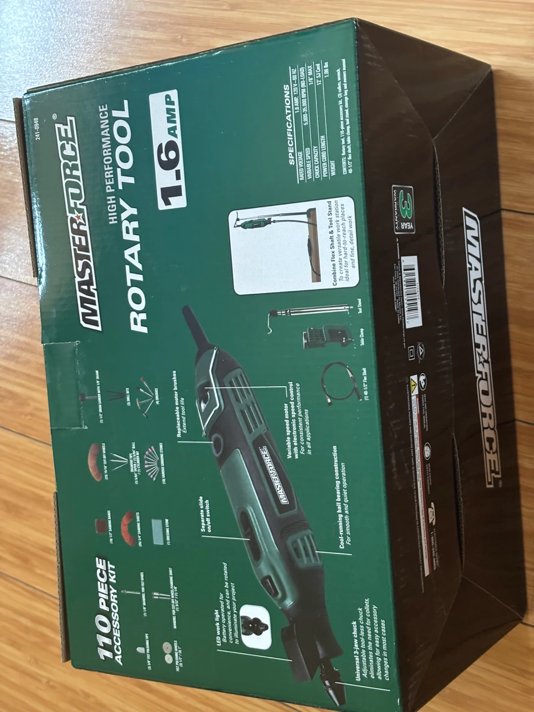 Masterforce High Performance Rotary Tool Kit - New - photo 4