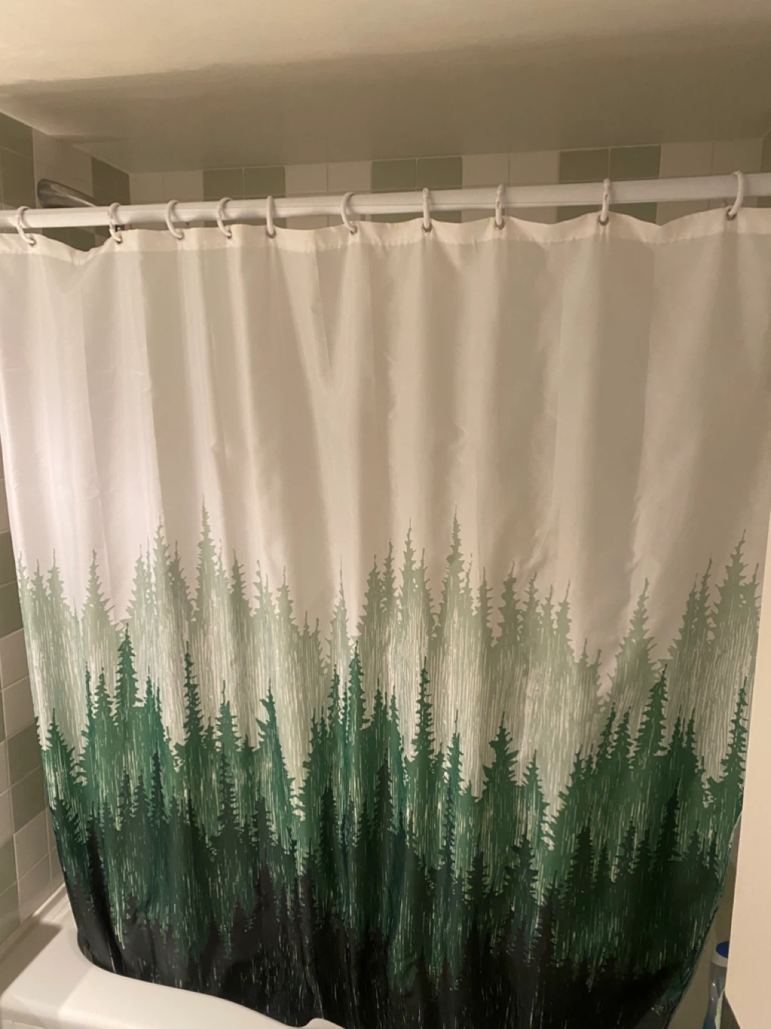 Forest Print Shower Curtain - photo 2