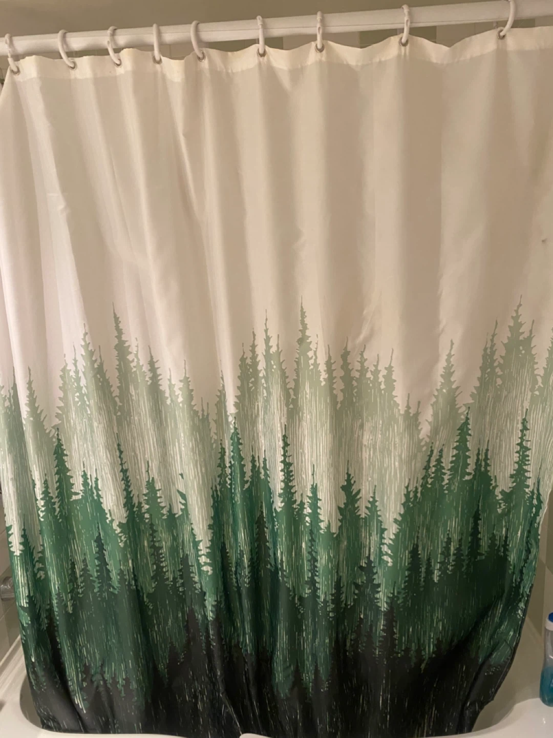 Forest Print Shower Curtain