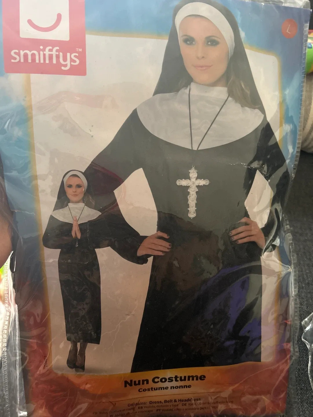 Smiffys Nun Costume (Size L)