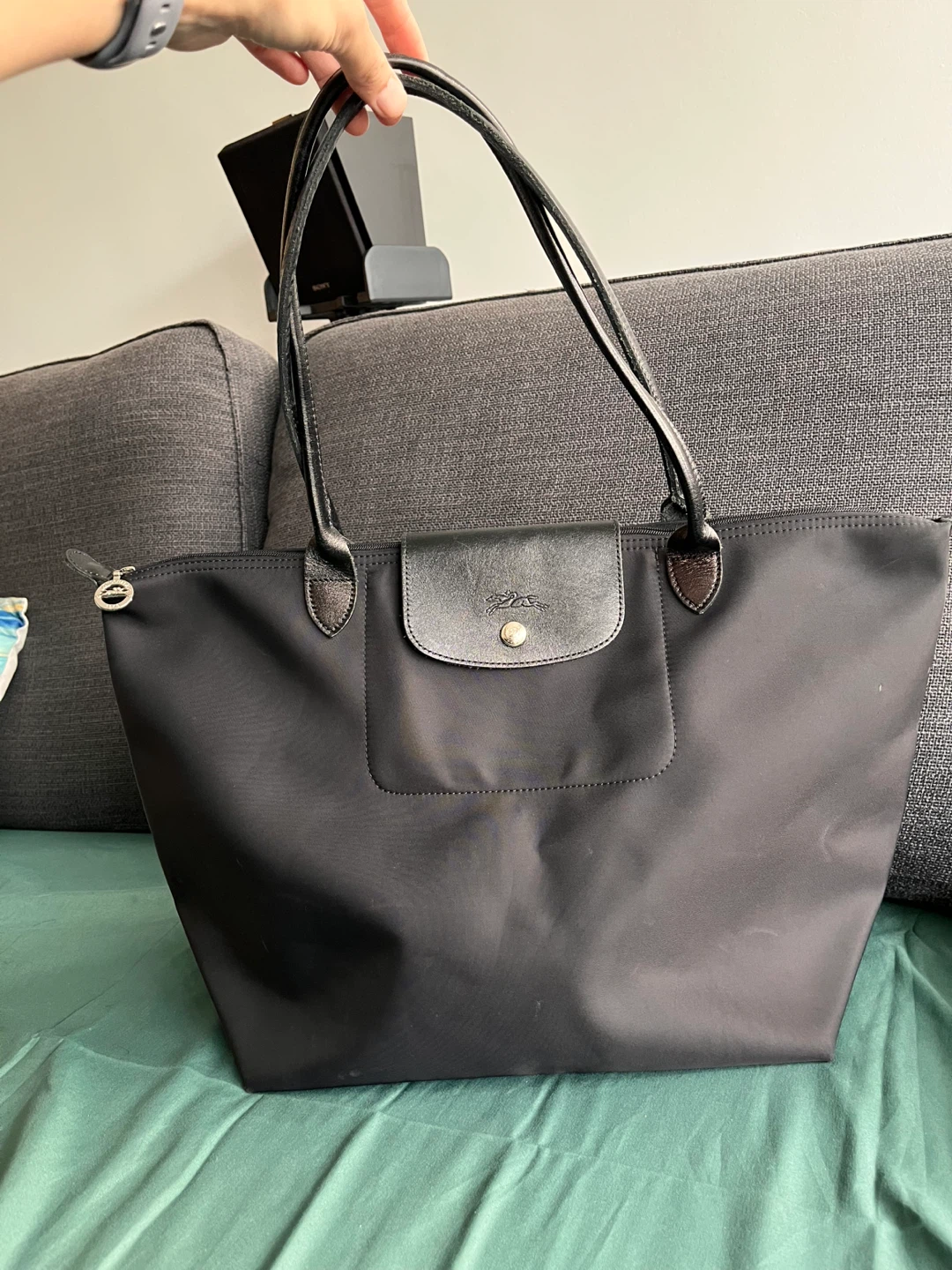 Longchamp Black Tote Bag