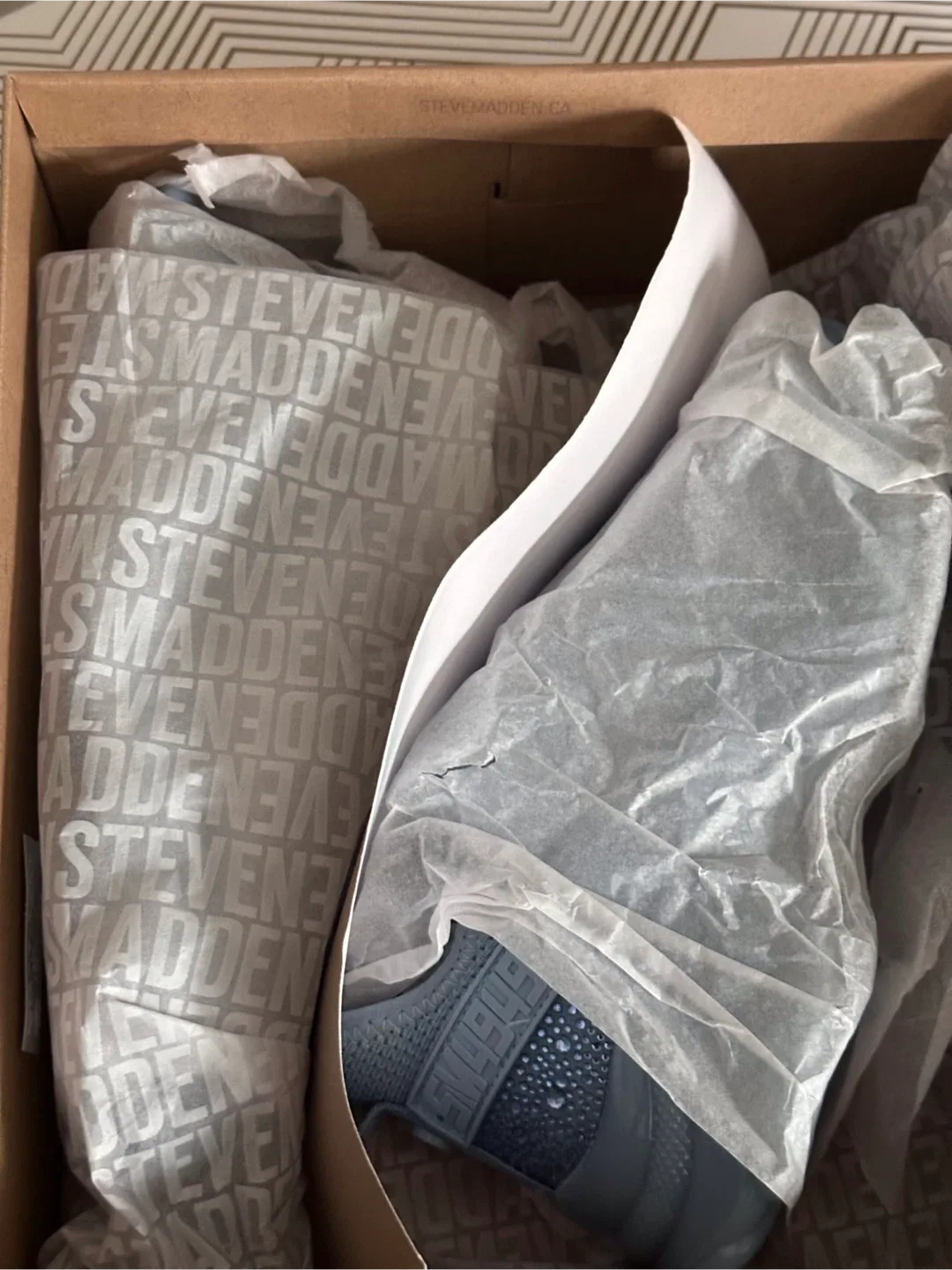 Steve Madden Blue Bling Sneakers - New in Box image indicator(9)