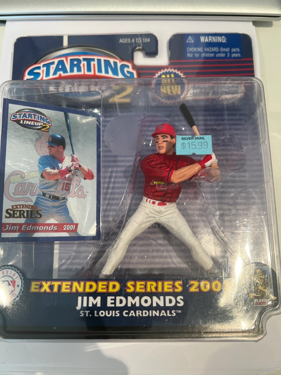 Starting Lineup 2 Jim Edmonds 2001 Action Figure