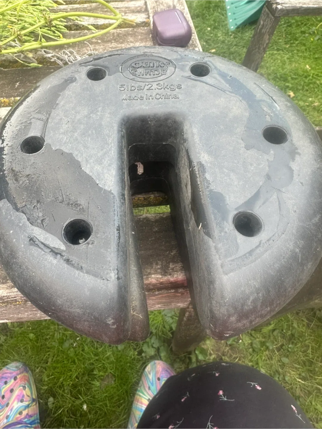 Umbrella Weights - two Quik Shade 5lbs/2.3kgs 🥕