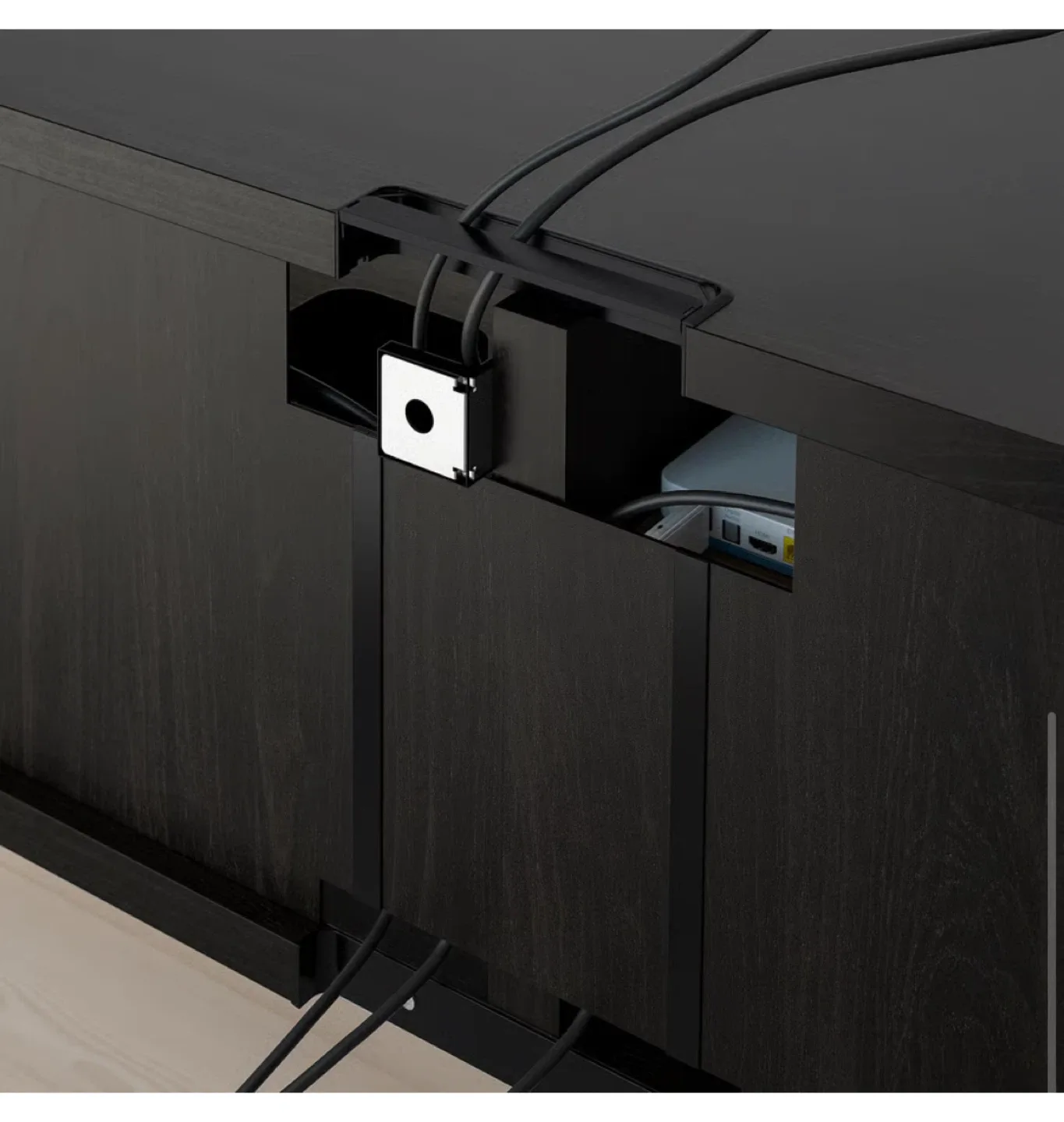IKEA Besta TV Unit - Black-Brown thumbnail