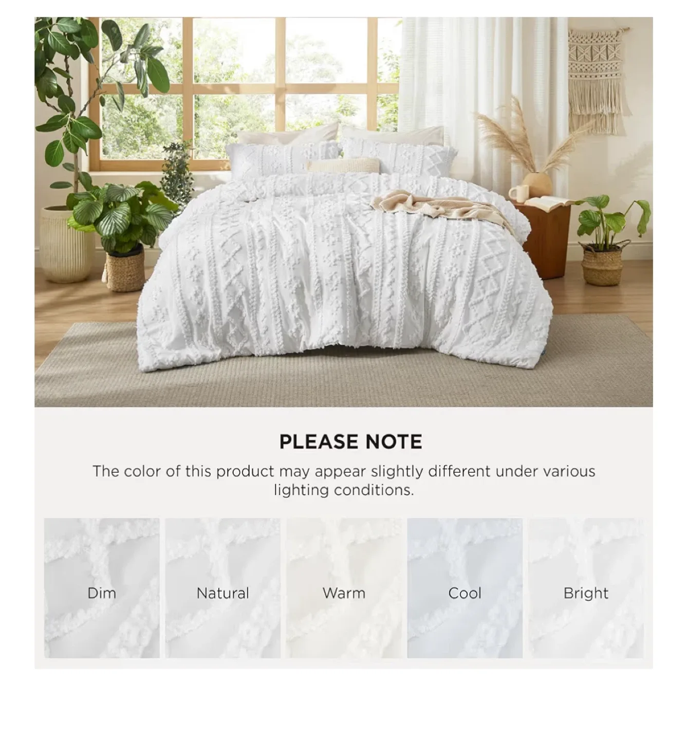 New! Bedsure Tufted Boho Comforter Set - Twin/Twin XL image indicator(8)