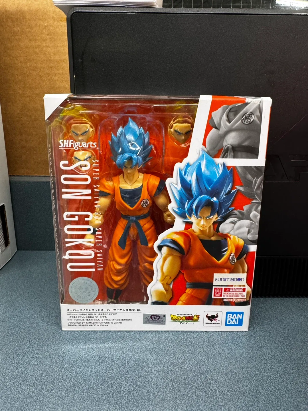 SHFiguarts Super Saiyan God Super Saiyan Son Goku thumbnail