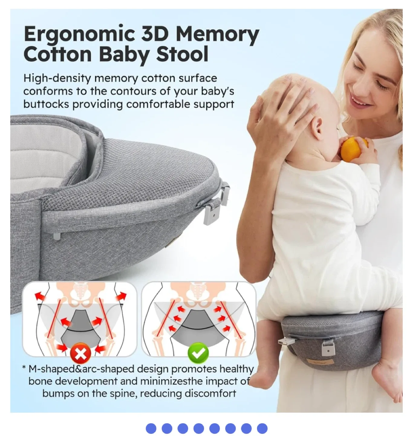 New! Bear Baby Carrier 6-in-1 - Newborn to Toddler image indicator(3)