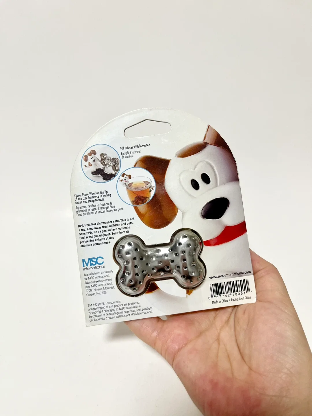 Woof Tea Cup Infuser by Joie MSC image indicator(2)