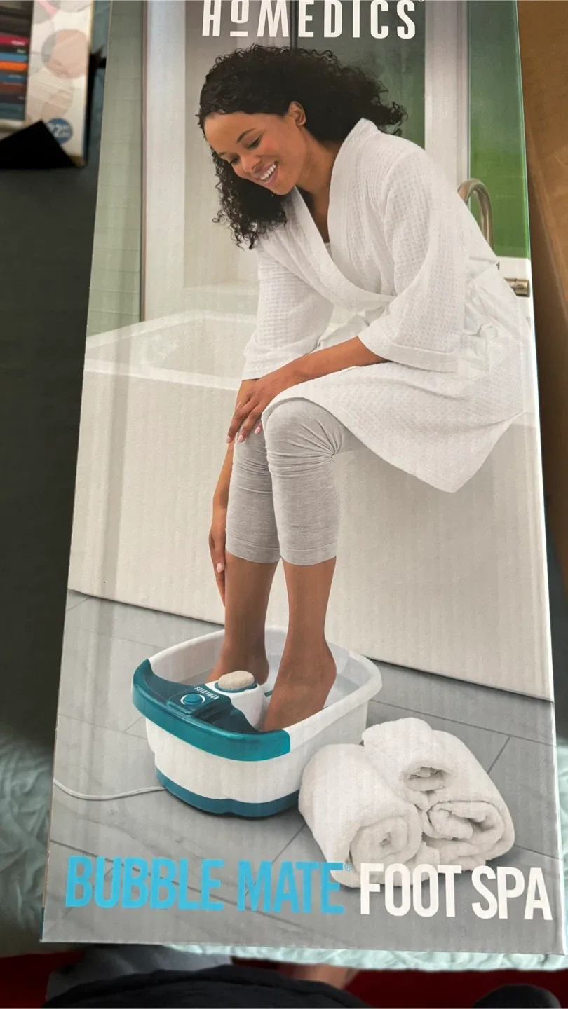 HoMedics Bubble Mate Foot Spa - Like New! image indicator(3)