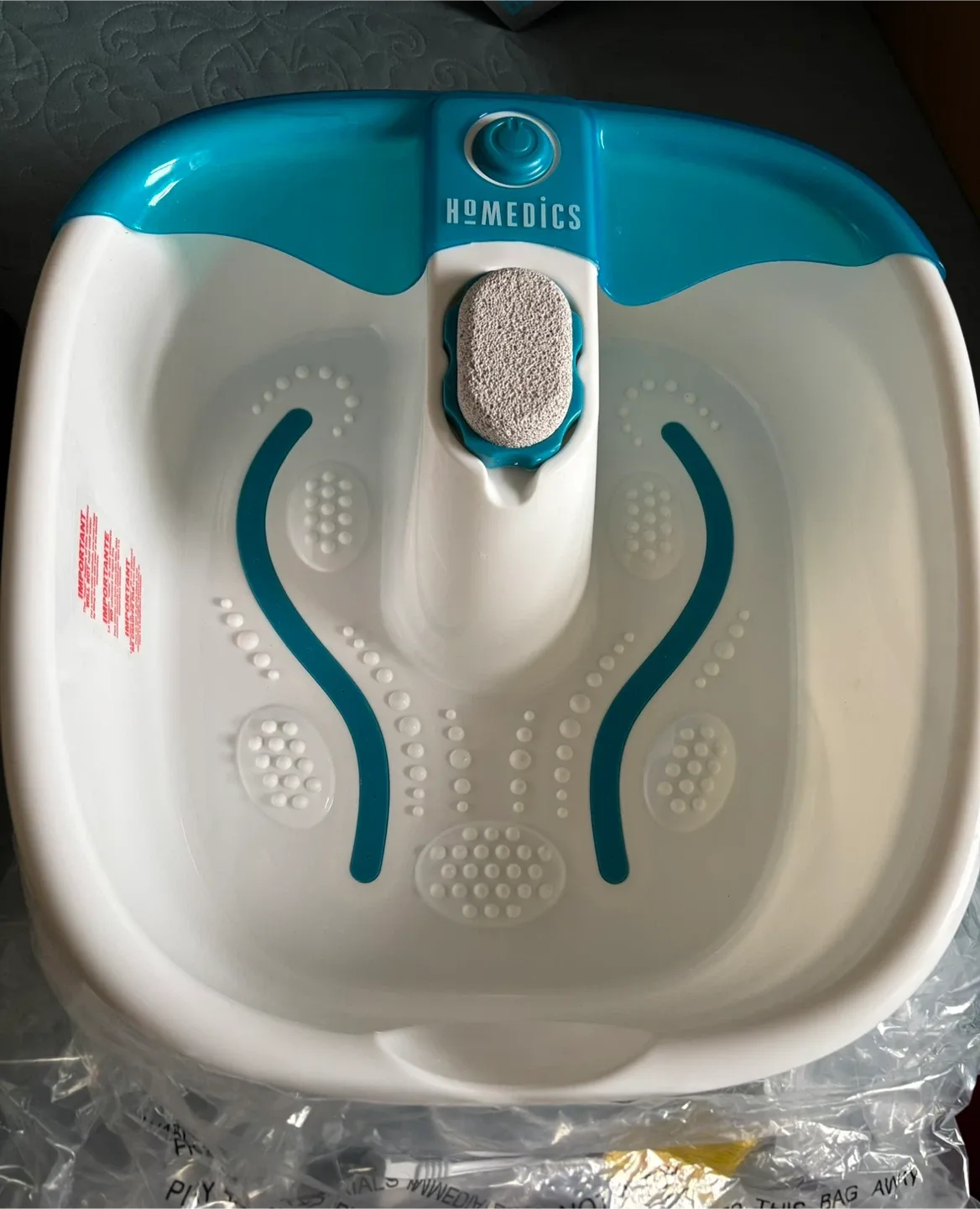 HoMedics Bubble Mate Foot Spa - Like New! image indicator(4)