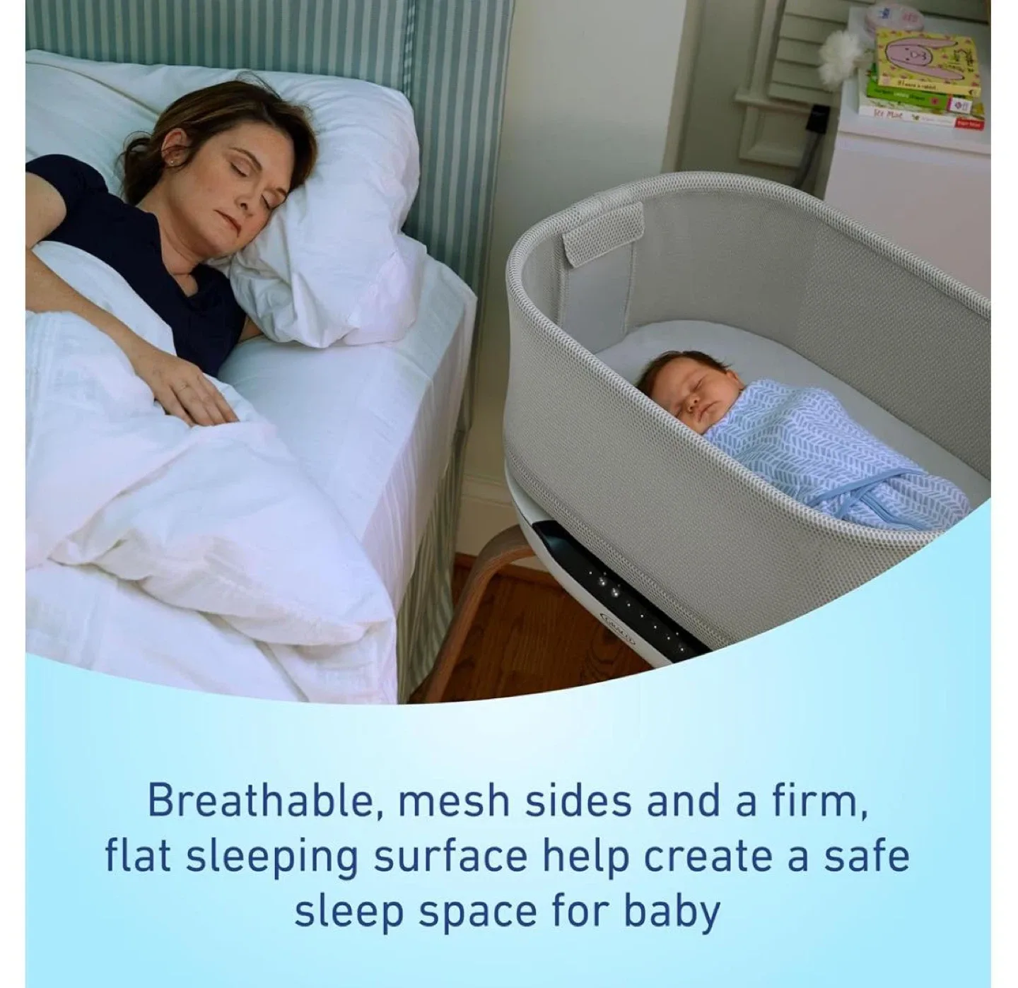 Graco Sense2Snooze Bassinet - Soothing Sleep! image indicator(4)