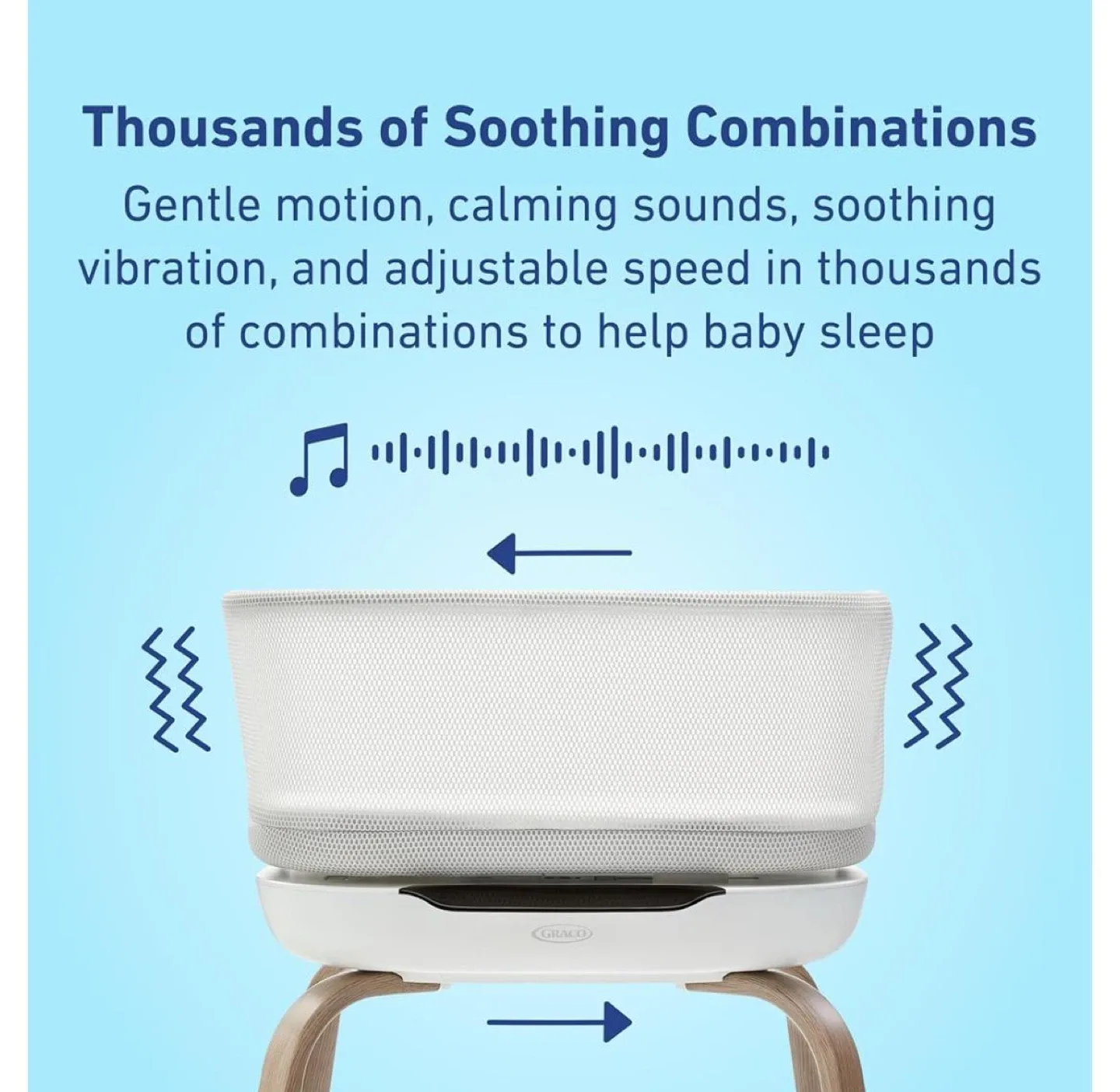 Graco Sense2Snooze Bassinet - Soothing Sleep! image indicator(5)