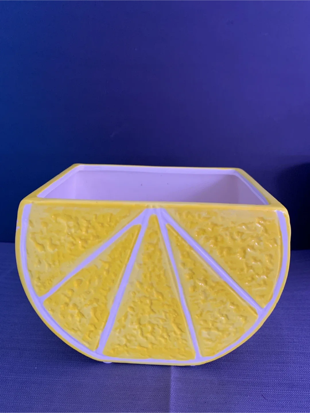 🥕 Lemon Slice Ceramic Planter - Yellow thumbnail