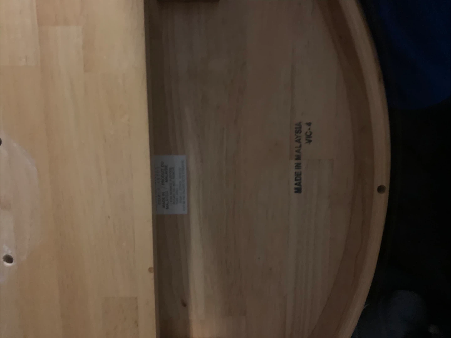 Round Extendable Wooden Table - photo 2