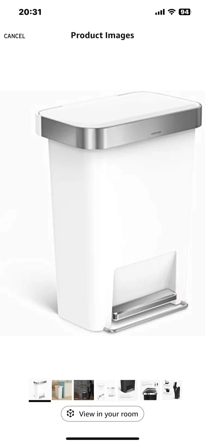 simplehuman 12 Gallon Step Trash Can