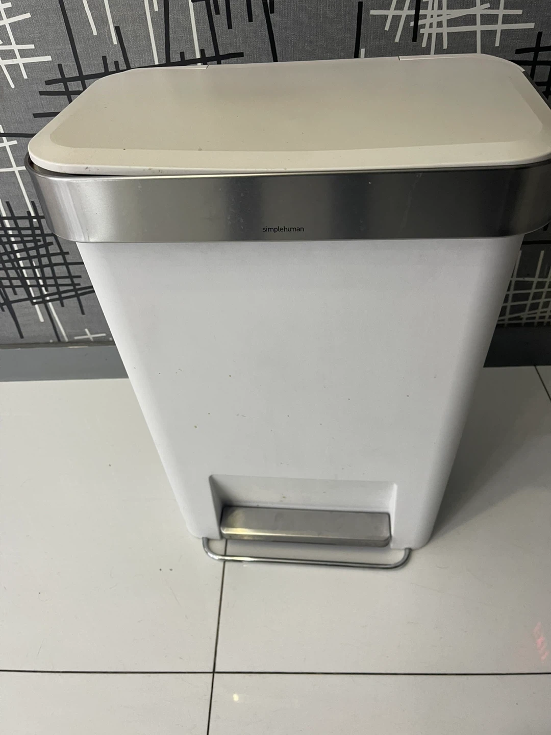 simplehuman 12 Gallon Step Trash Can - photo 3