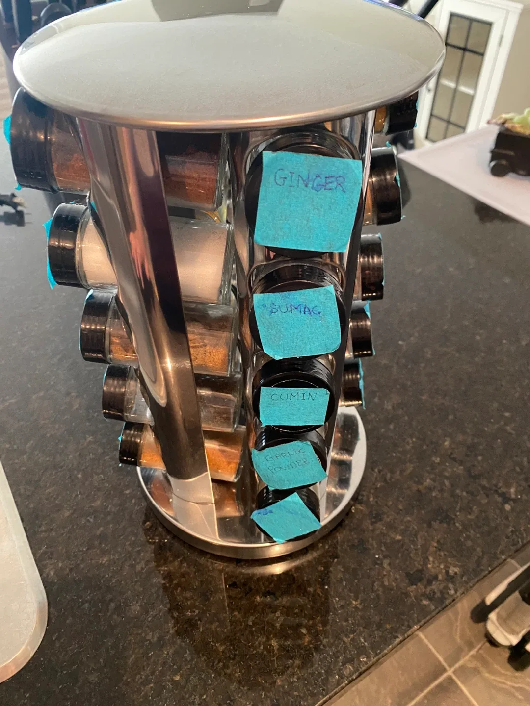 🥕 Rotating Spice Rack with Jars thumbnail