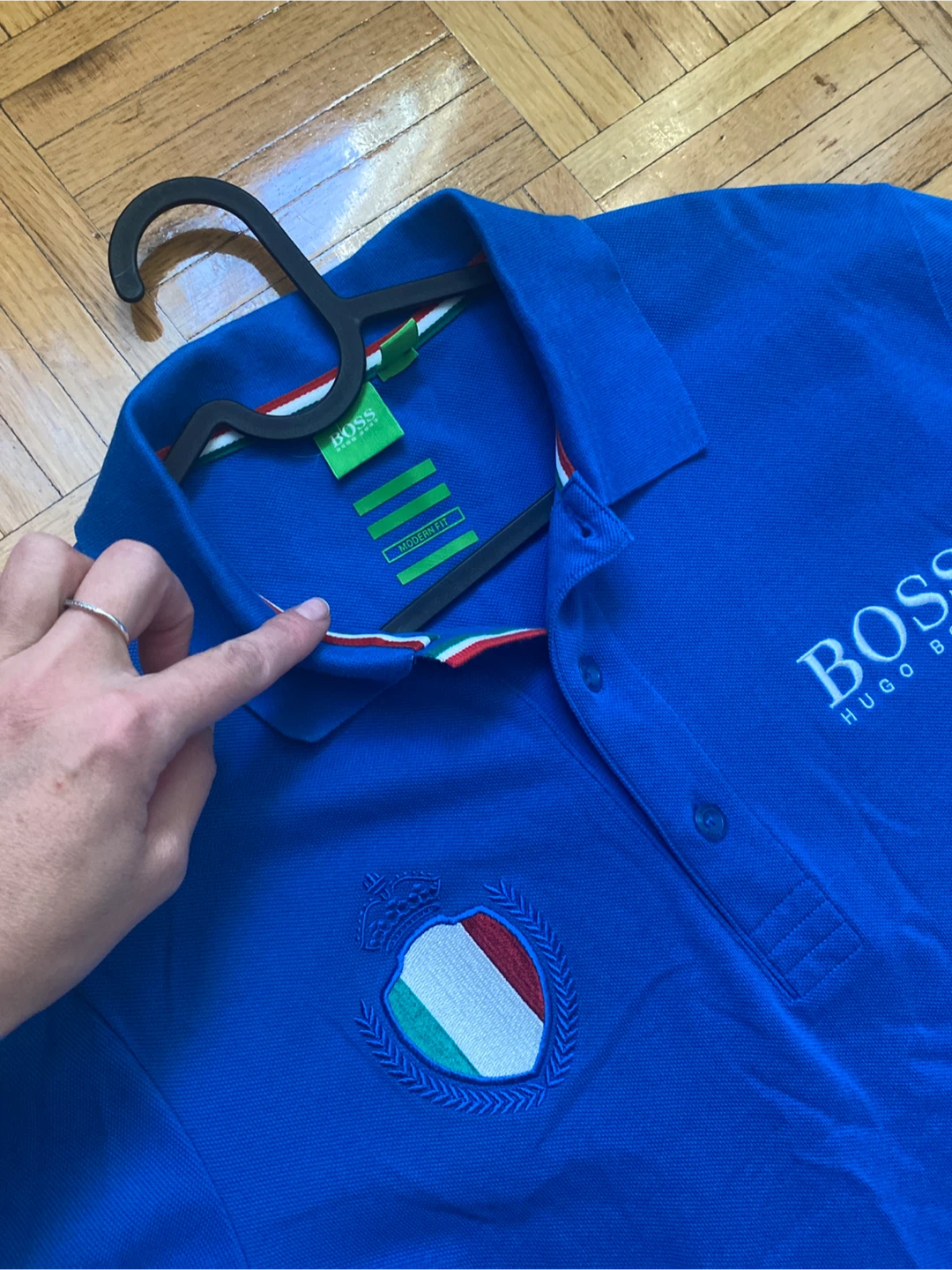Hugo Boss Blue Polo Shirt - photo 4