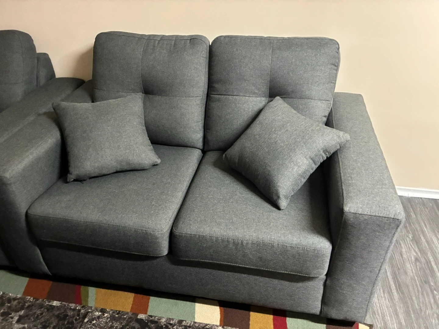 Grey Sofa Set - photo 2