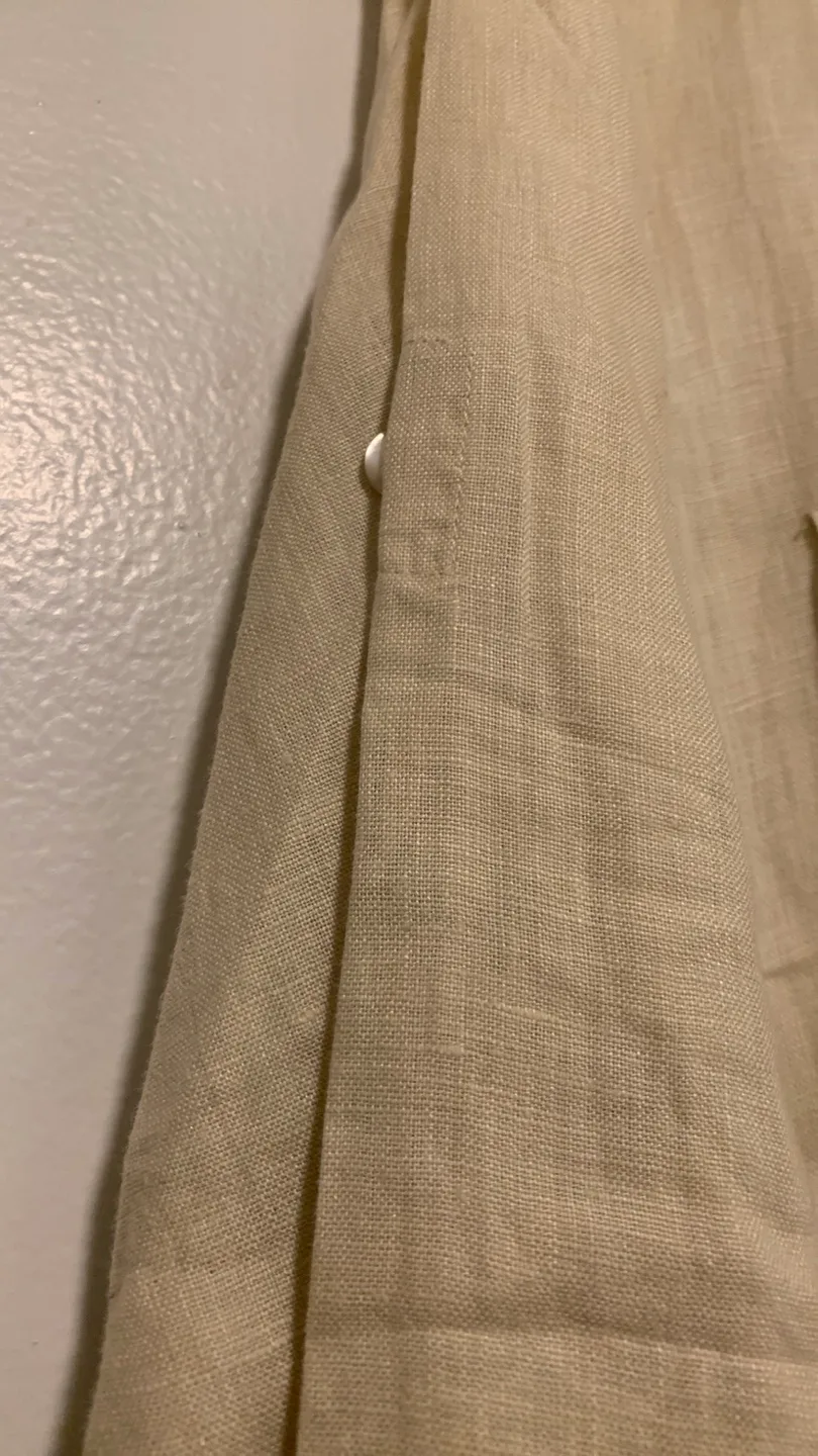 Hugo Boss Regular Fit linen Beige Shirt image indicator(2)