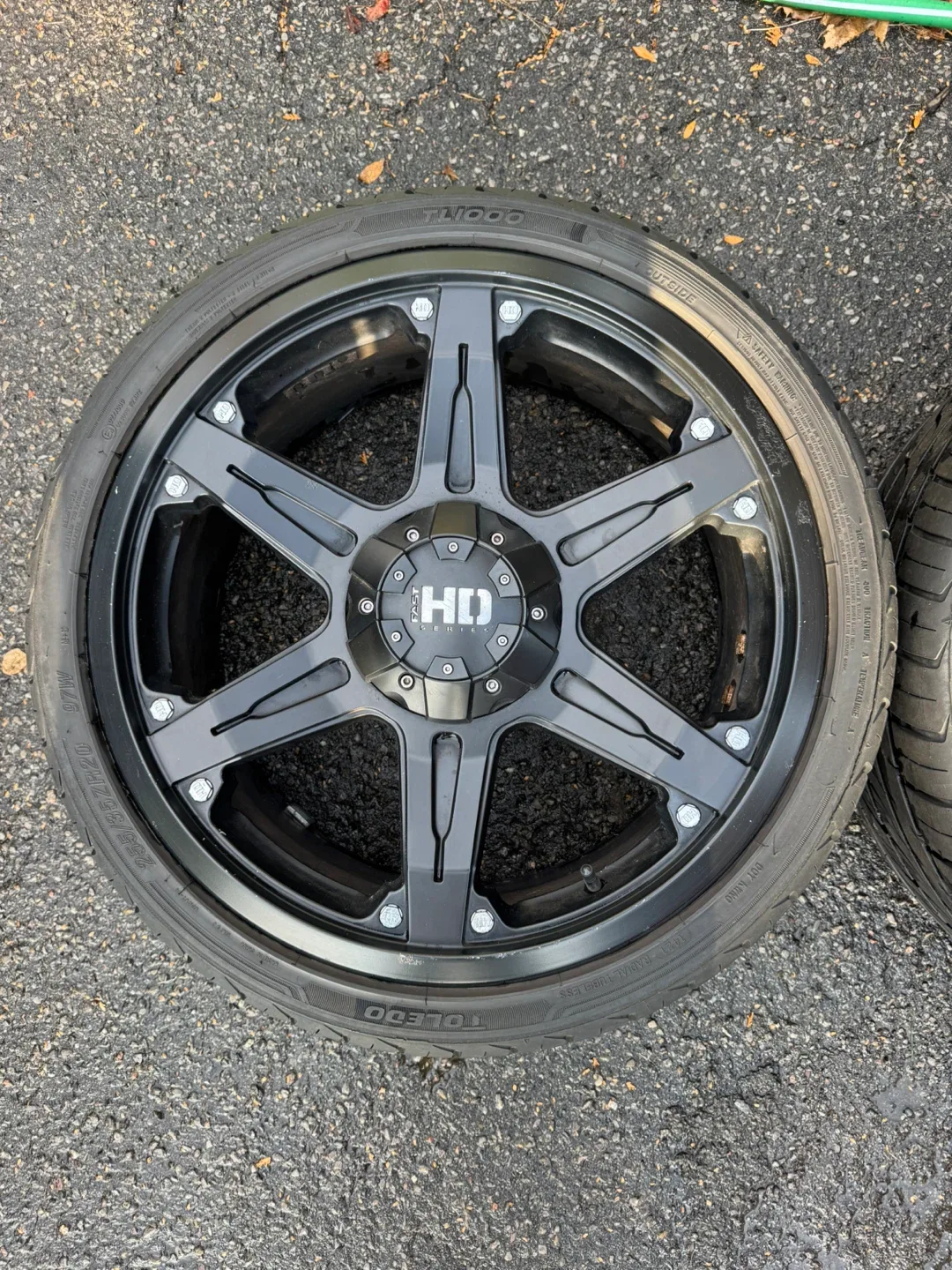 HD Wheels Fast Rims with rubber 255/35ZR20 Tires image indicator(2)