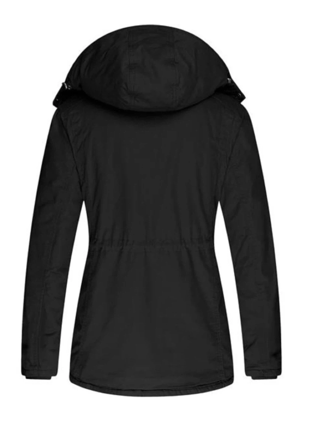 NEW! Wantdo Warm Sherpa Lined Hooded Cotton Jacket Winter Coat - photo 2