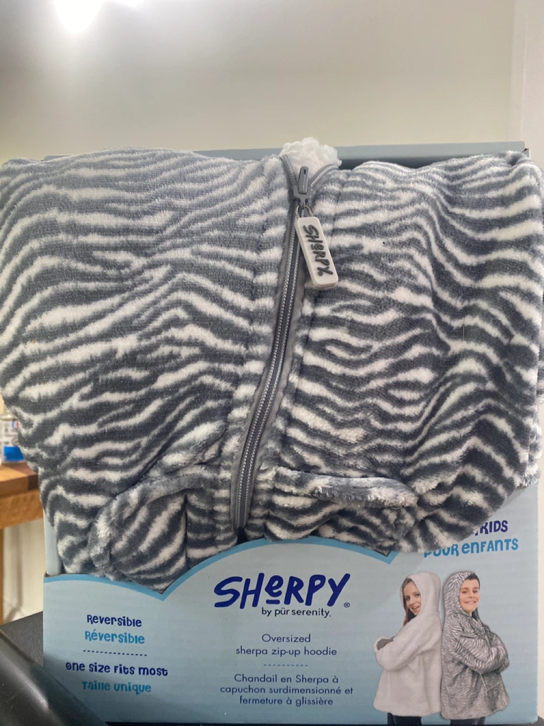 Sherpy by pur serenity Oversized Hoodie - Kids