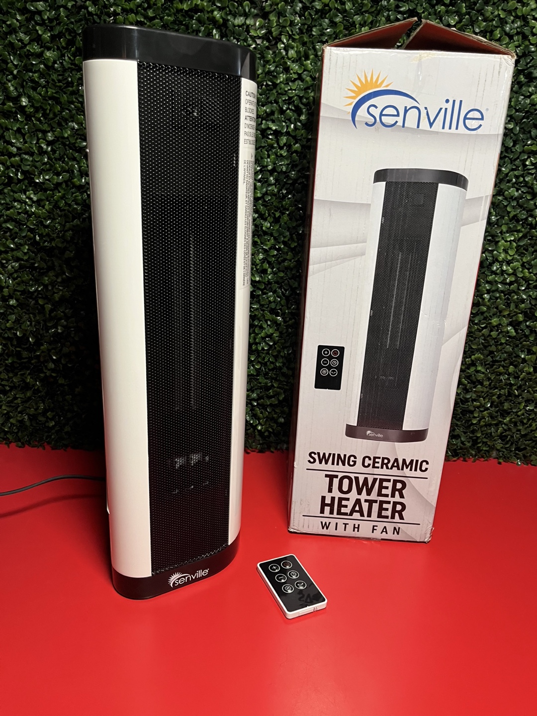 Ceramic Tower Heater with Fan