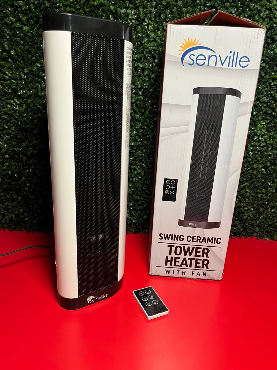 Ceramic Tower Heater with Fan