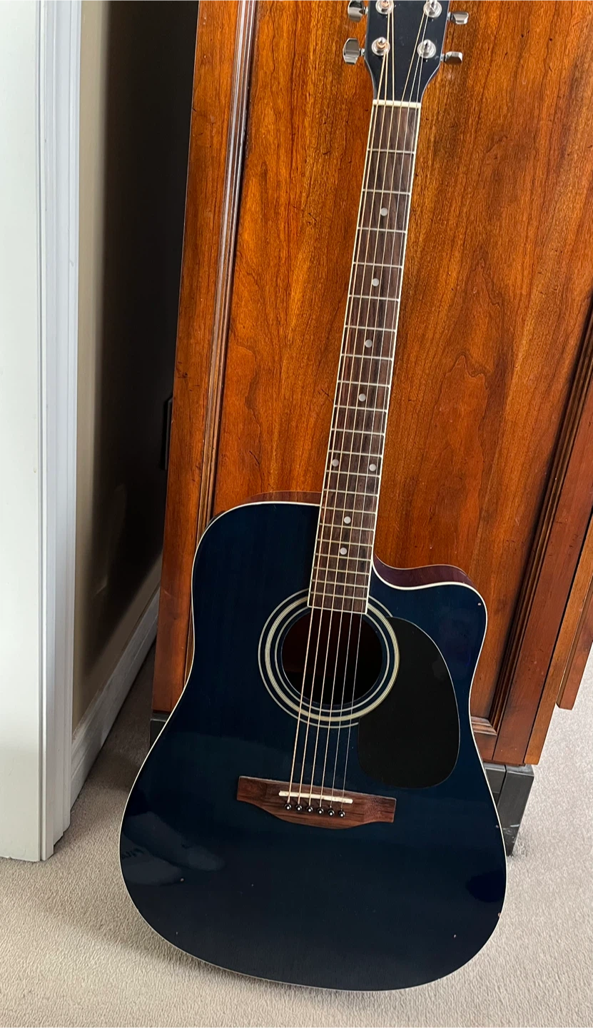 Rose Acoustic-Electric Guitar with Case - photo 3