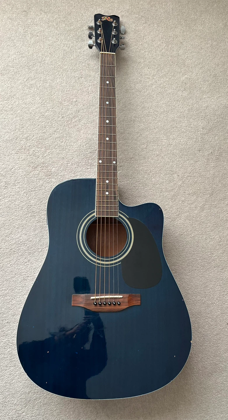 Rose Acoustic-Electric Guitar with Case - photo 2