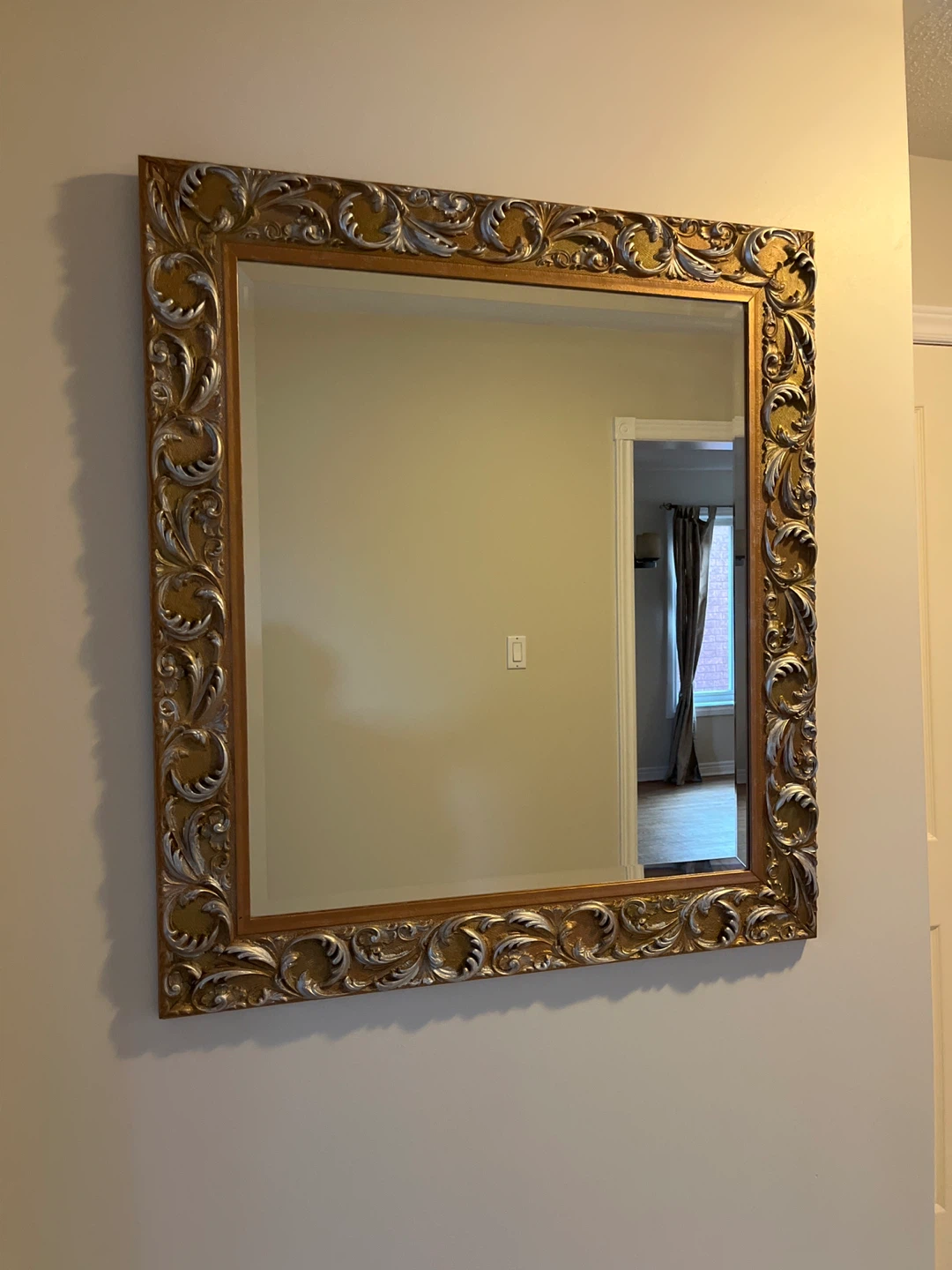 Ornate Framed Wall Mirror
