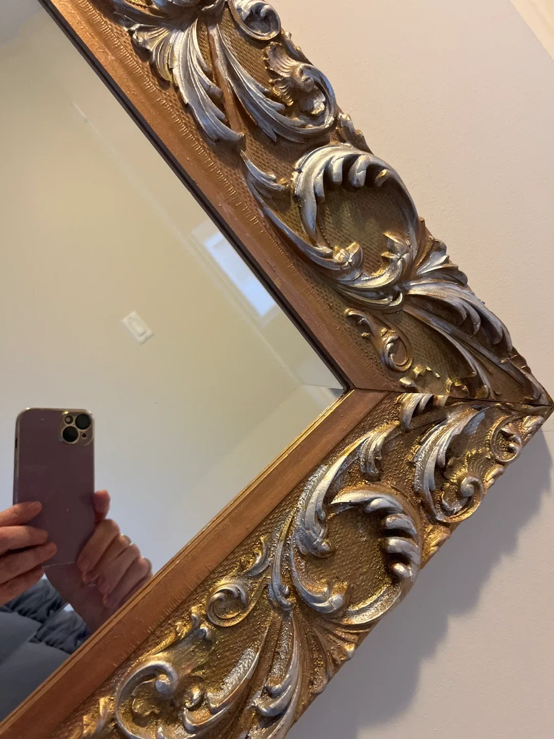 Ornate Framed Wall Mirror image indicator(2)