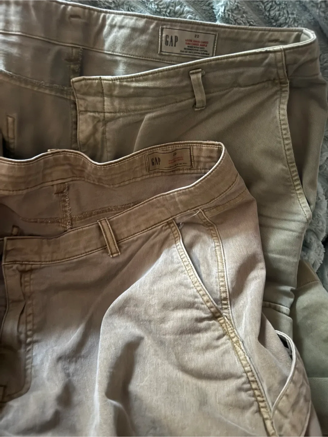 Gap Loose Cargo Khaki Pants Size 20